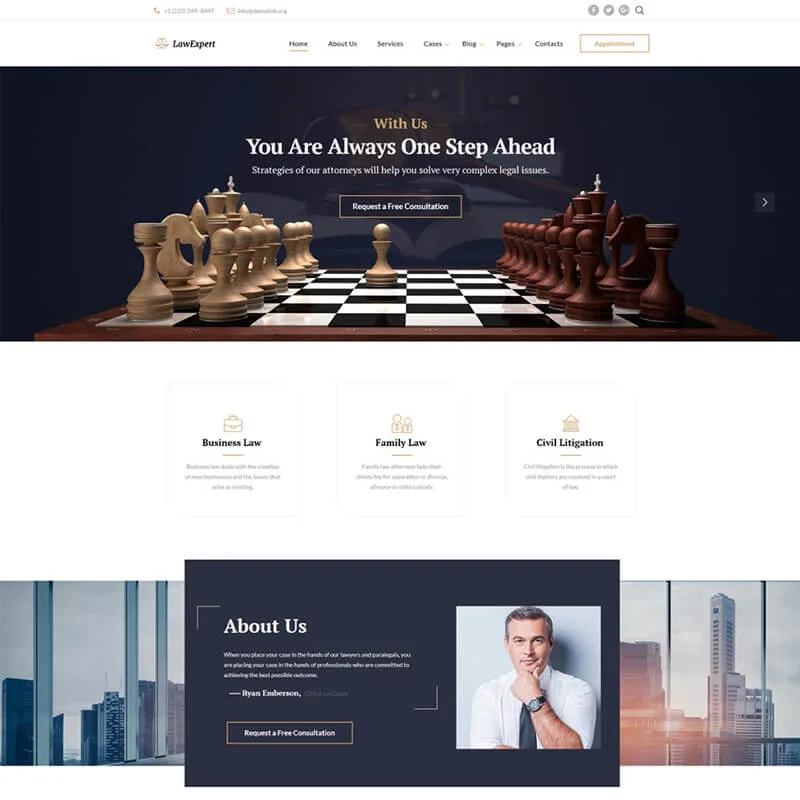 LawExpert - Bootstrap Templates