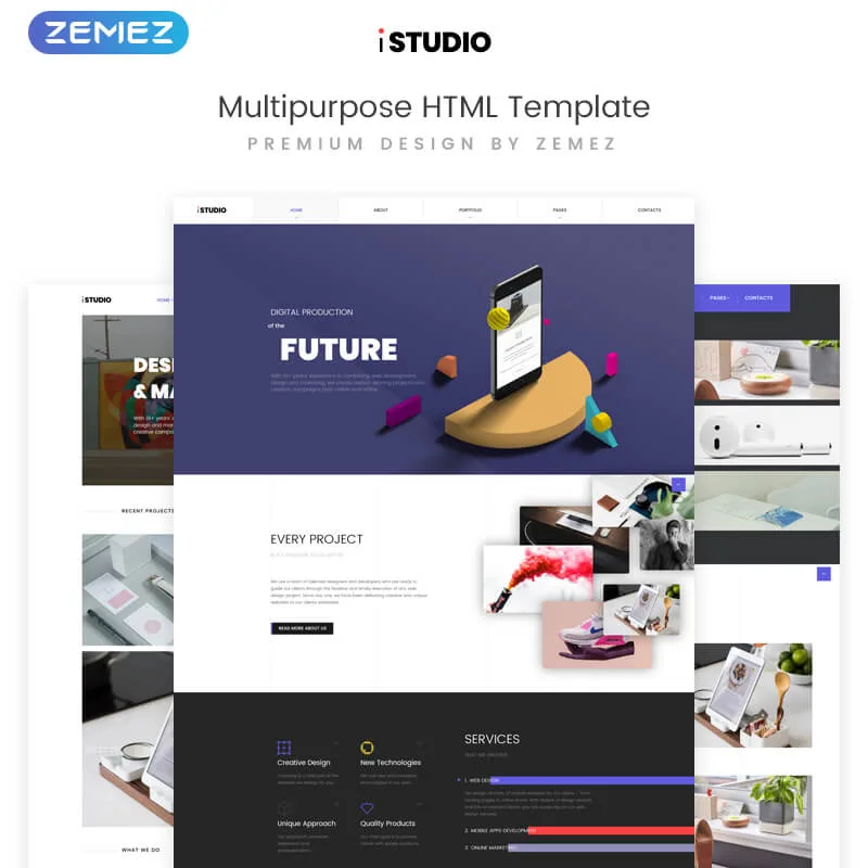 IStudio - Bootstrap Templates