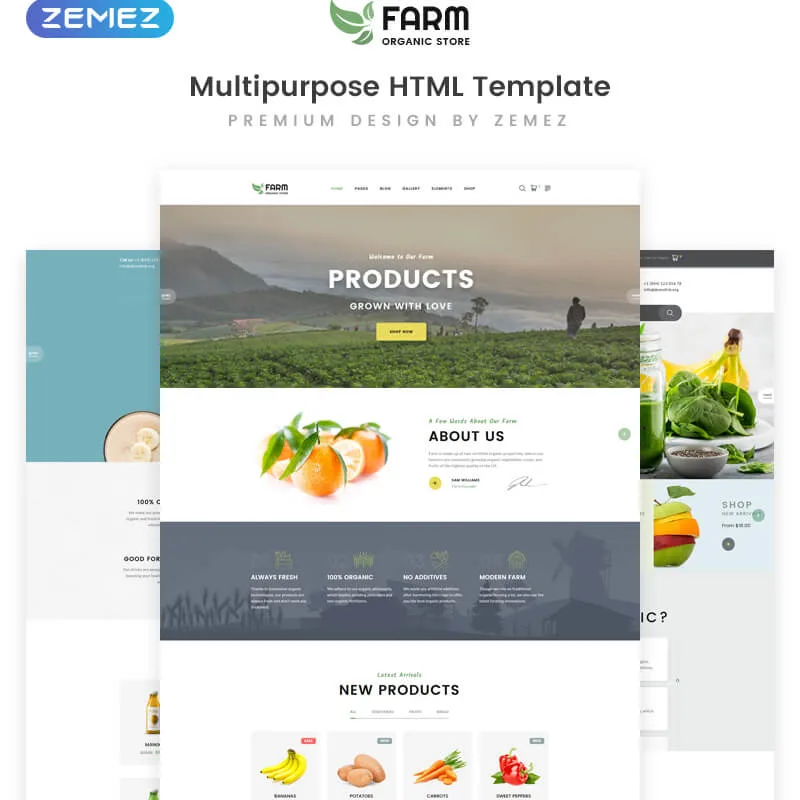 Farm - Bootstrap Templates