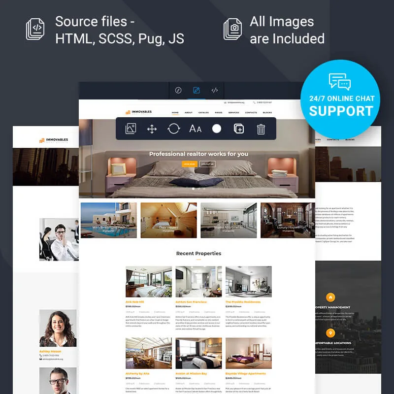 Immovables - Bootstrap Templates