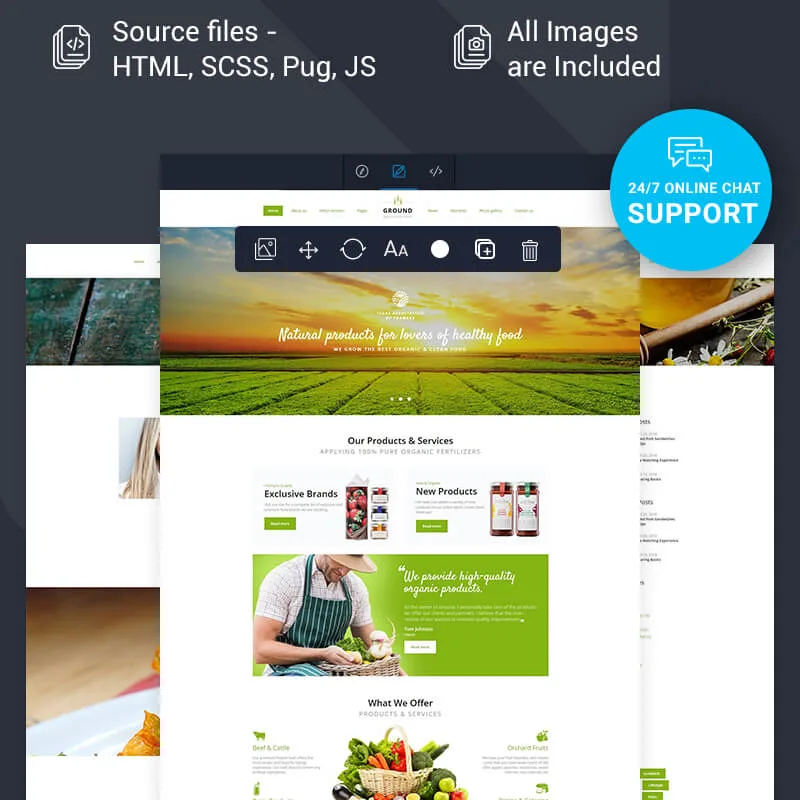 Ground - Bootstrap Templates