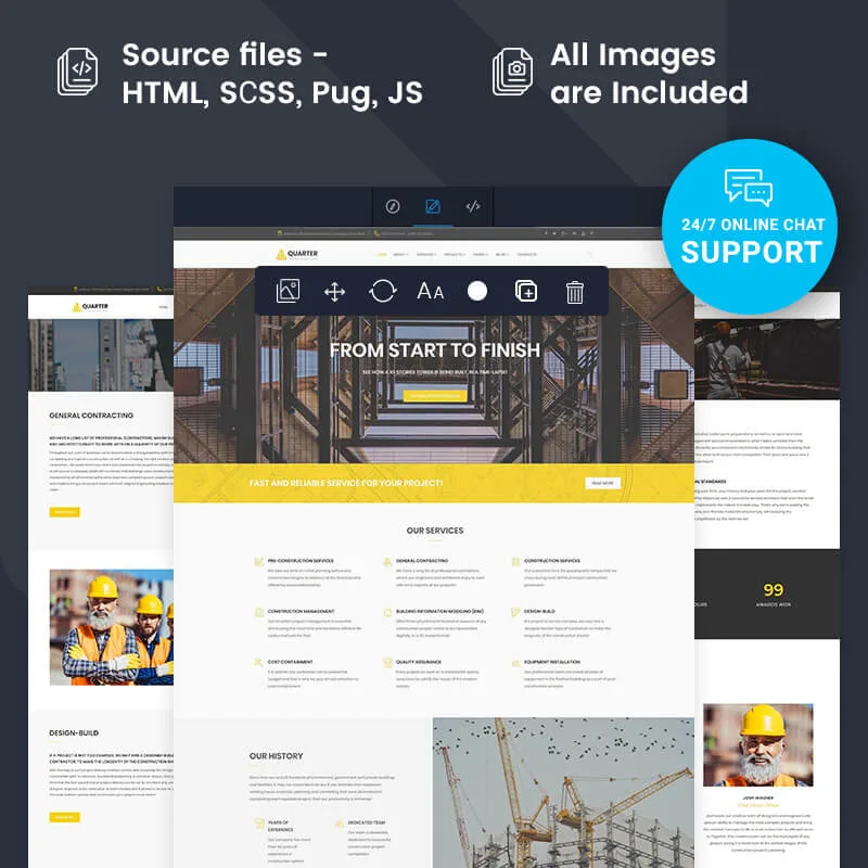 Quarter - Bootstrap Templates