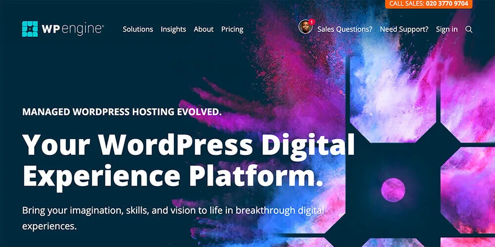 WP Engine - WordPress hosting