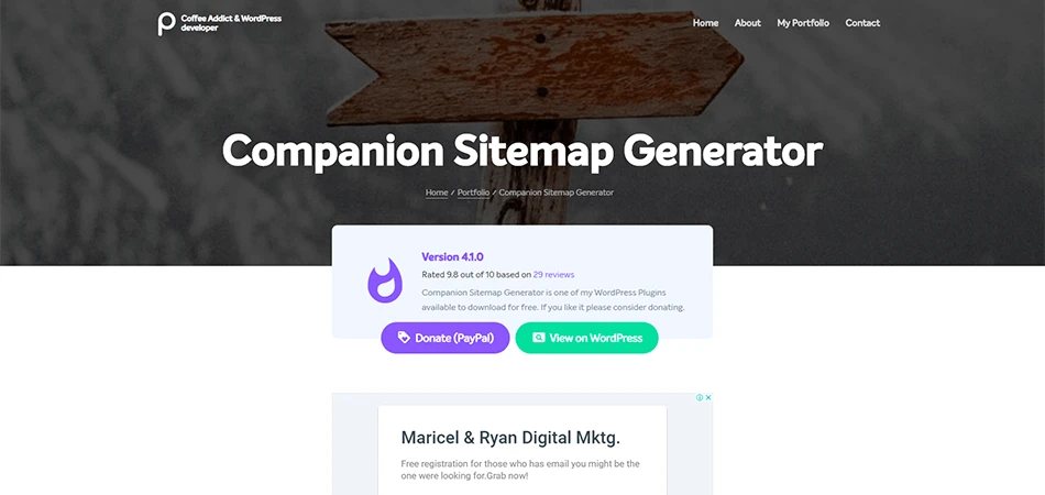Companion Sitemap generator