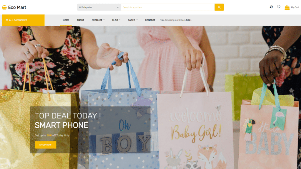Free Bootstrap 5 E-Commerce Template