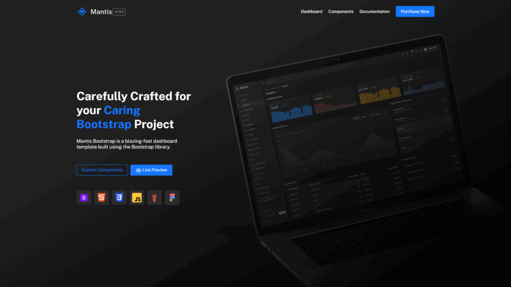 Mantis Bootstrap 5 Admin Dashboard​