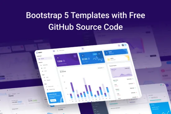 Bootstrap 5 Templates with Free GitHub Source Code