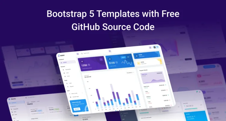 Bootstrap 5 Templates with Free GitHub Source Code