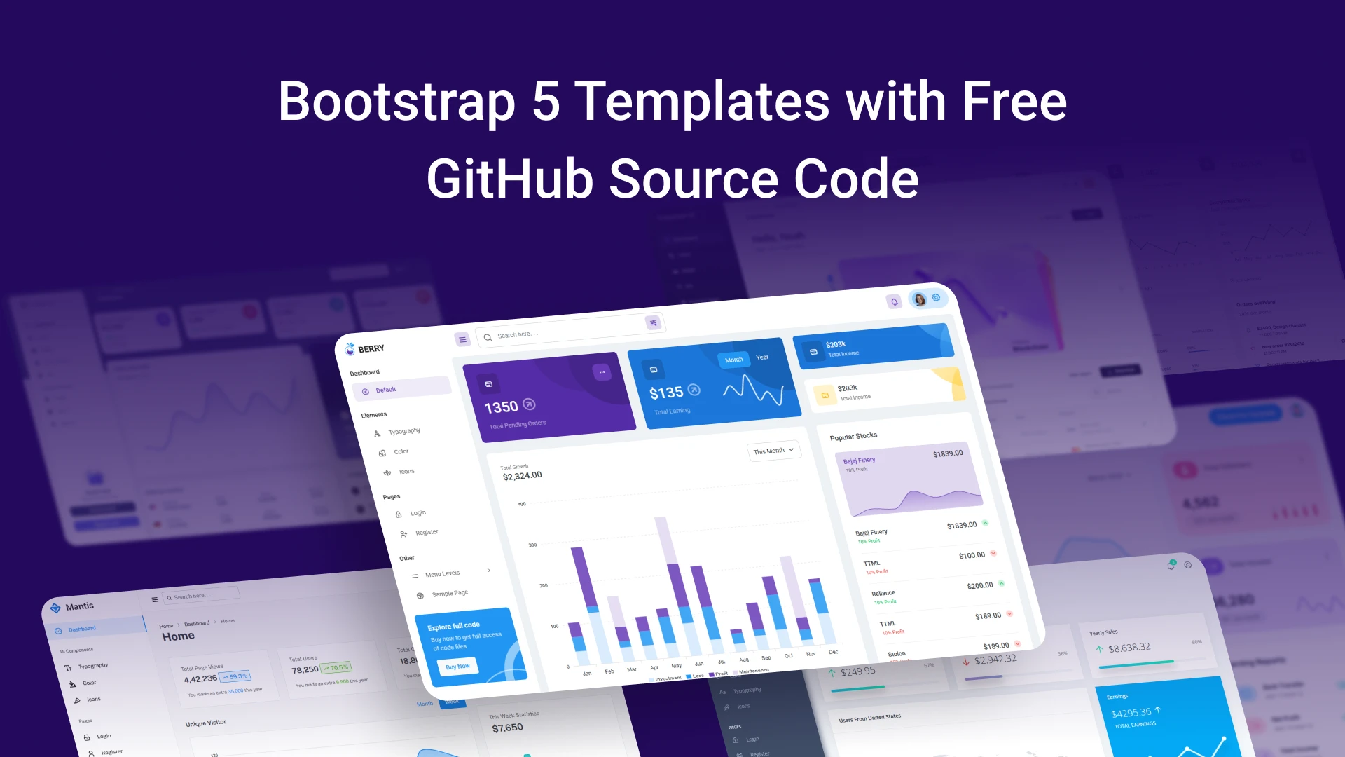 Download Best Free Bootstrap 5 Templates with Full Source Code from GitHub 1 Bootstrap 5 Templates with Free GitHub Source Code