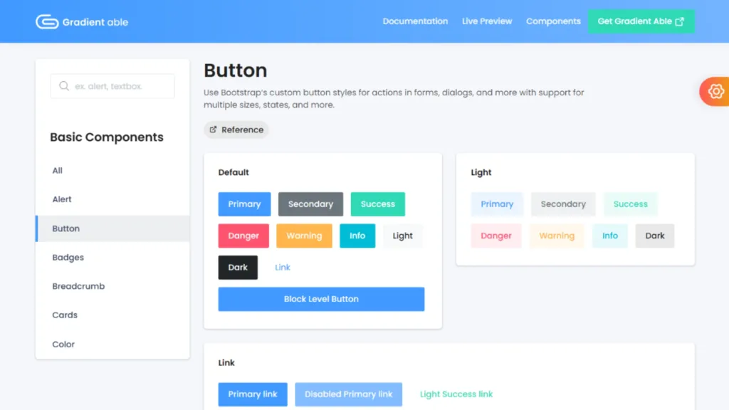 Gradient Able Bootstrap 5 Admin Template (Premium) - Verify link once