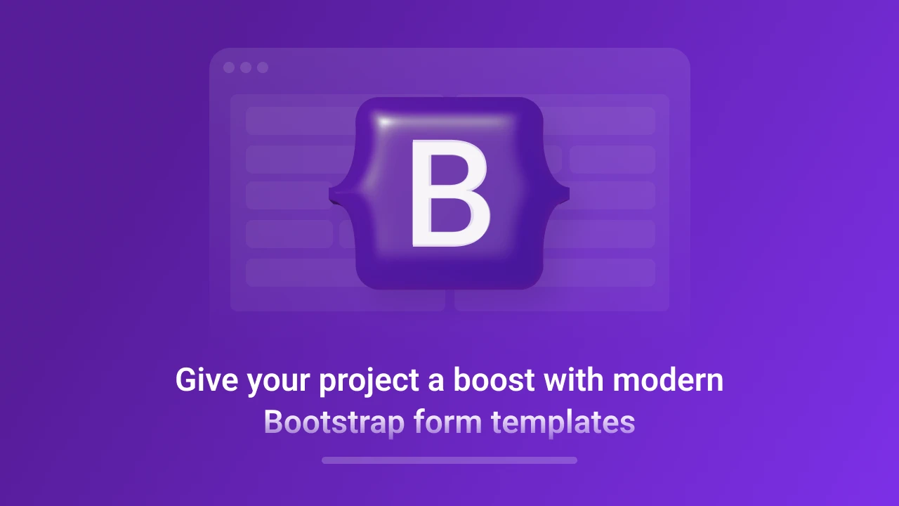 Bootstrap Form Templates